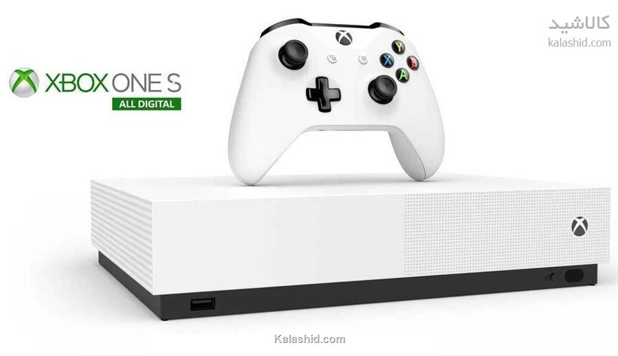 کنسول بازی مایکروسافت مدل Xbox One S ALL DIGITAL ظرفیت 1 ترابایت